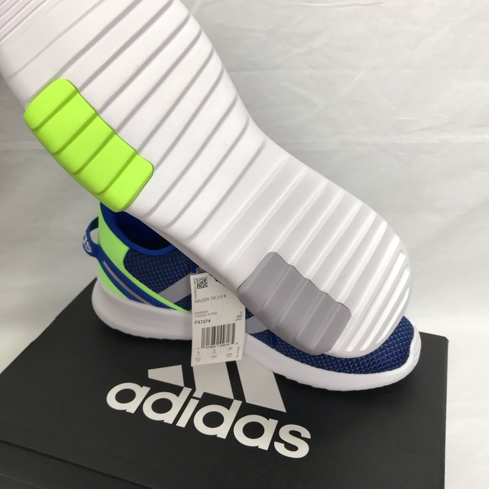 Adidas Sneakers Racer TR 2.0 Kids Size 5.5 New - Picture 8 of 9